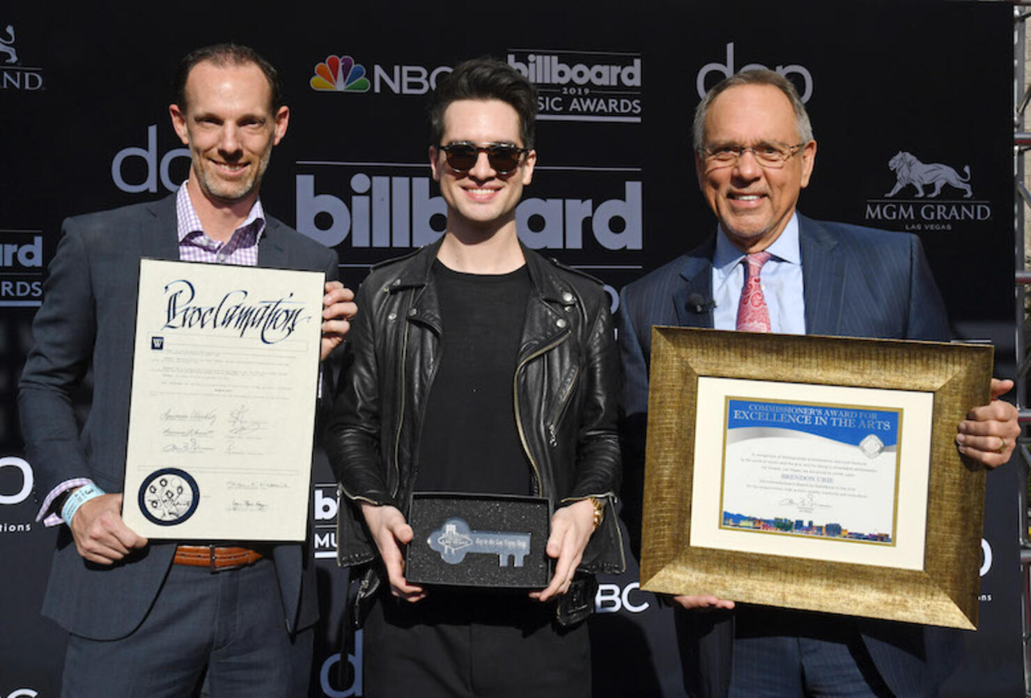2019 Billboard Music Awards Las Vegas Proclamation With Brendon Urie
