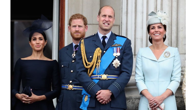 Members Of The Royal Family Attend Events To Mark The Centenary Of The RAF