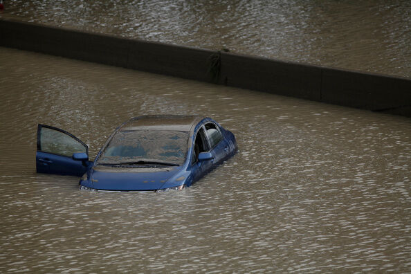 Major Floods Swamp Metro Detroit Area