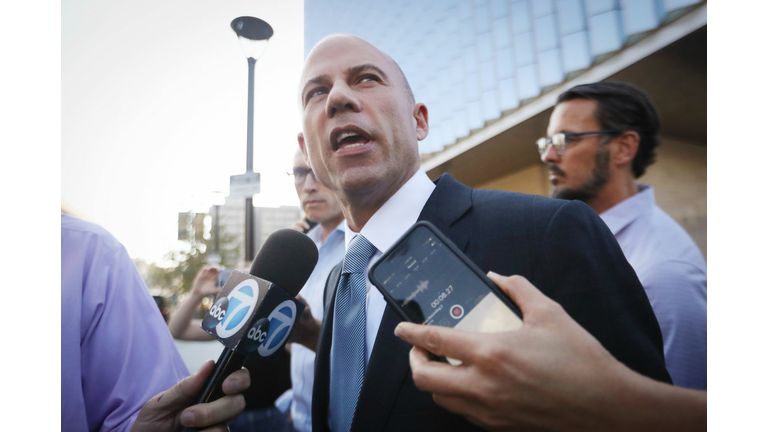 Stormy Daniels' Lawyer Michael Avenatti Attends Status Hearing In L.A.