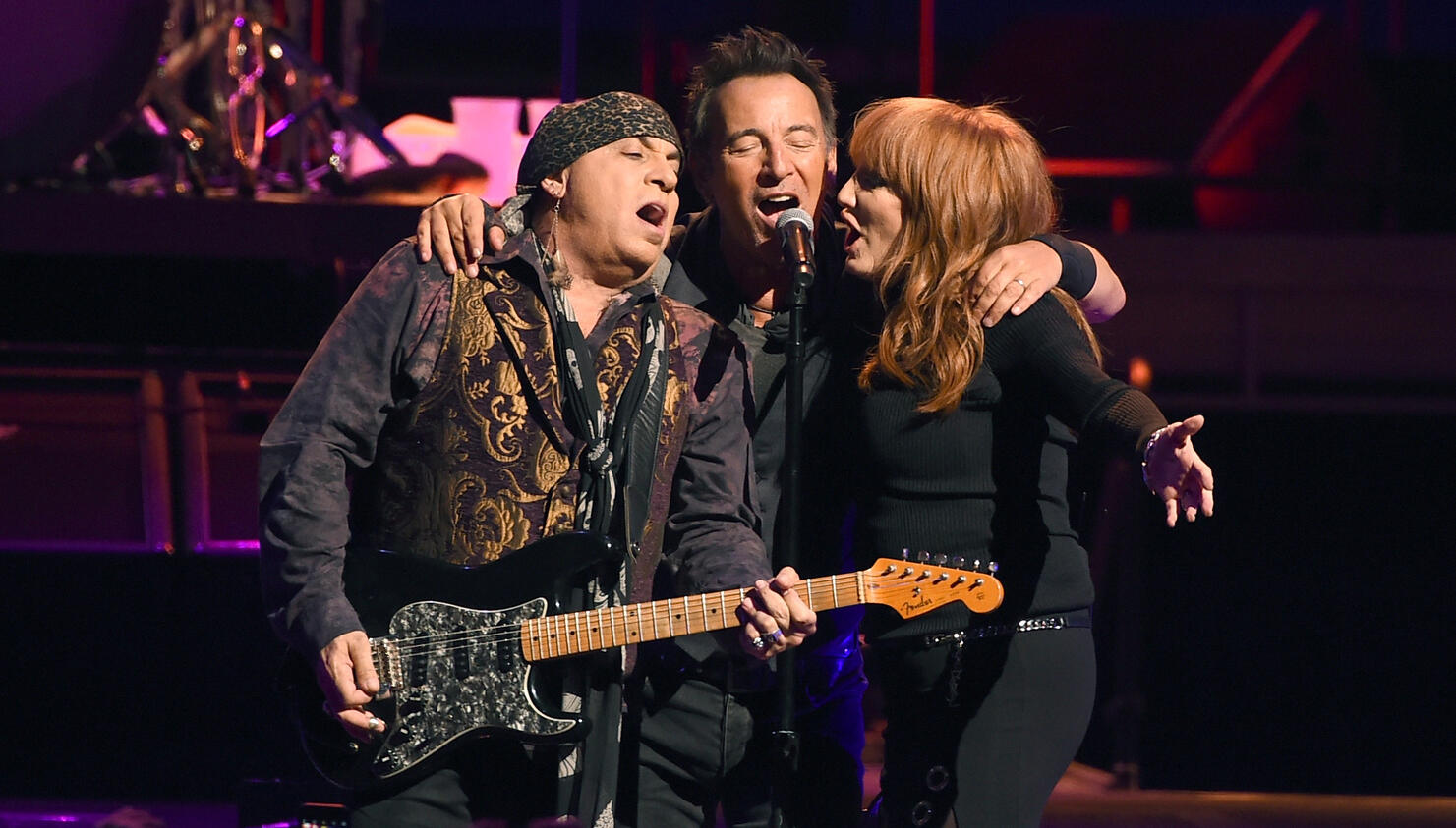 Bruce Springsteen And The E Street Band Performs At The Los Angeles Sports Arena