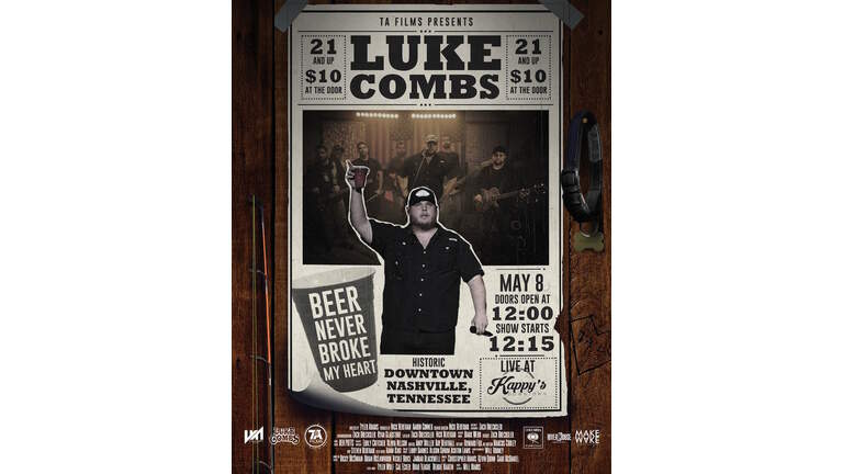 Luke Combs Shares New Song Beer Never Broke My Heart Iheartradio