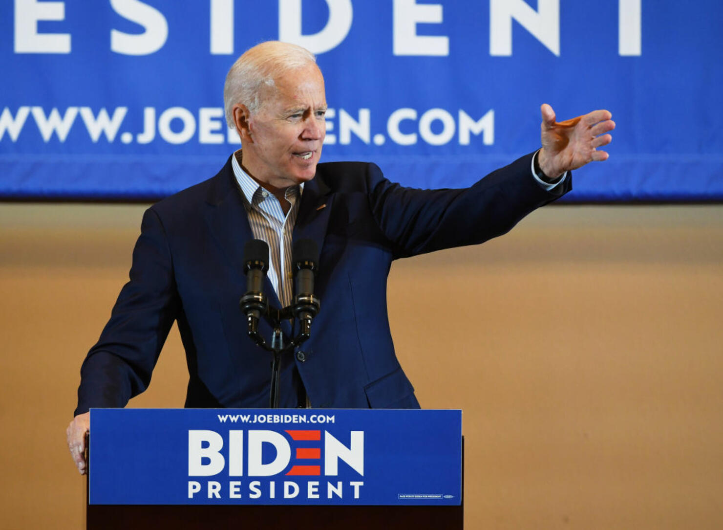Joe Biden Takes His Presidential Campaign To Nevada