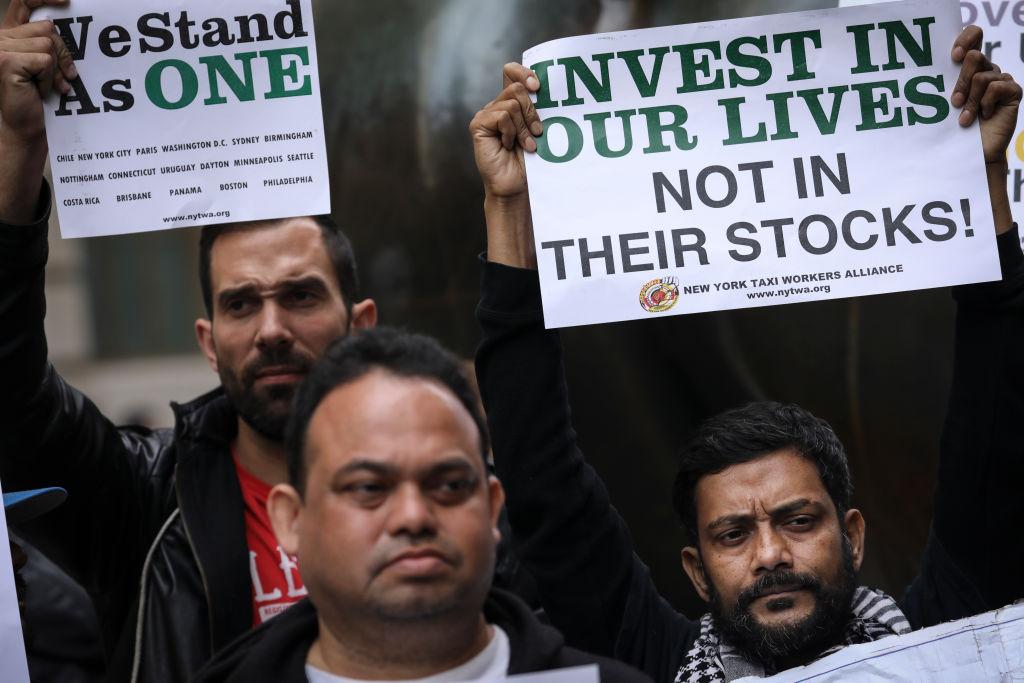 Uber Drivers Go On Strike Ahead Of Ride Share Company s IPO IHeart