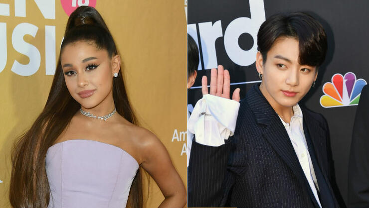 Bts Jungkook Sends Ariana Grande A Sweet Message After