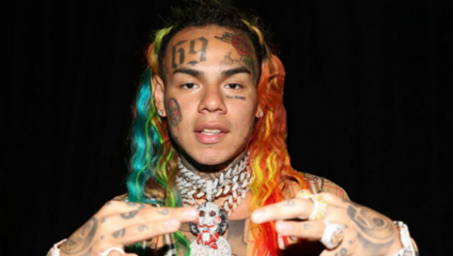 Tekashi 6ix9ine's Girlfriend Gets Huge Tattoo Of His Face iHeart