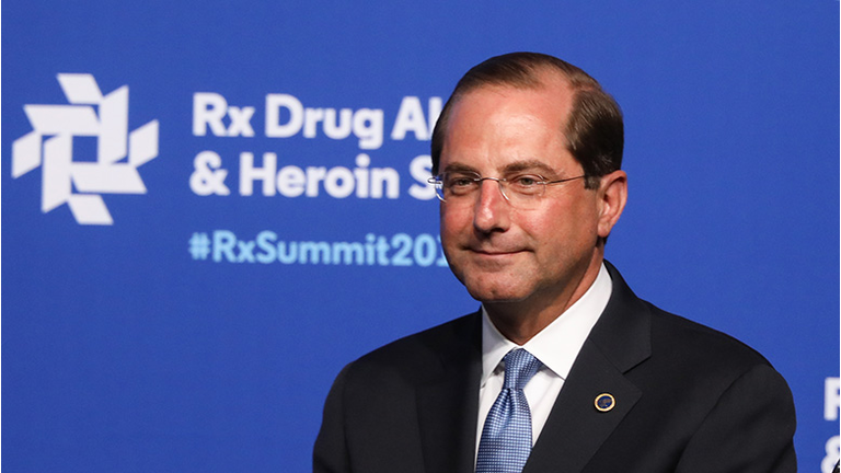 Alex Azar, Secretary of Health and Human Services attends the Rx Drug Abuse & Heroin Summit