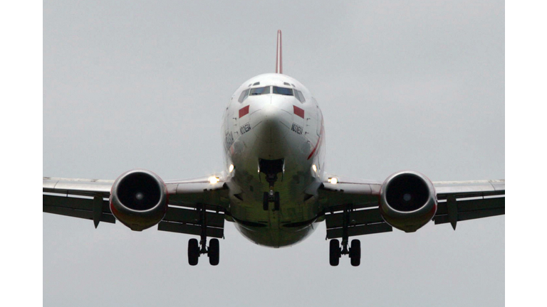 An AirAsia Boeing 737 short-range passen