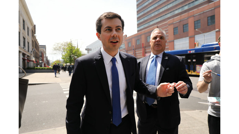 Rev. Al Sharpton Meets With Mayor Pete Buttigieg At Harlem Restaurant