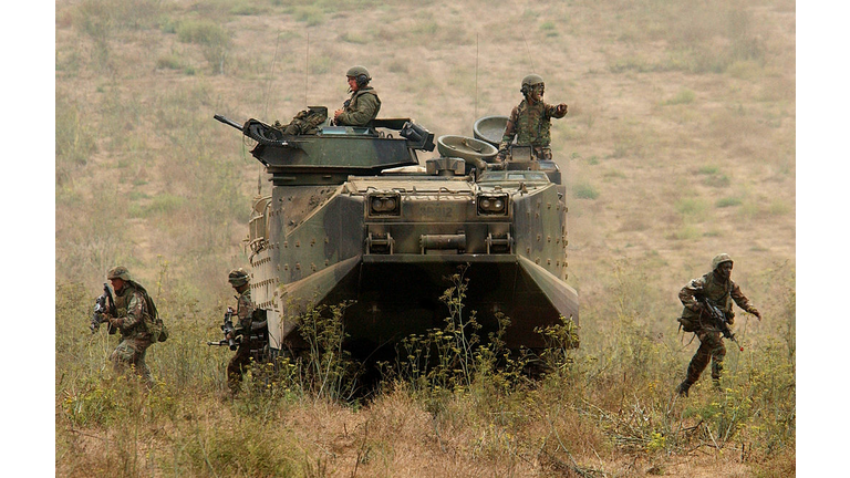 US Marines Train for War at Camp Pendleton, CA