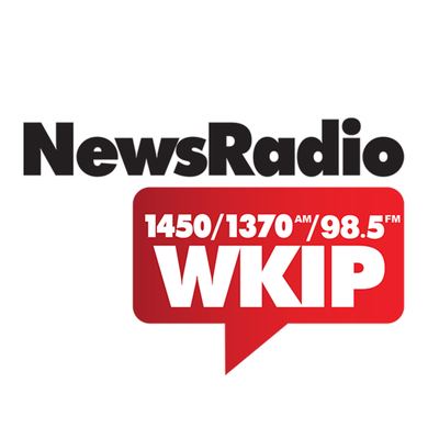 NewsRadio 1450 1370 98.5 WKIP logo