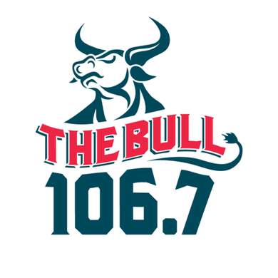 106.7 The Bull logo