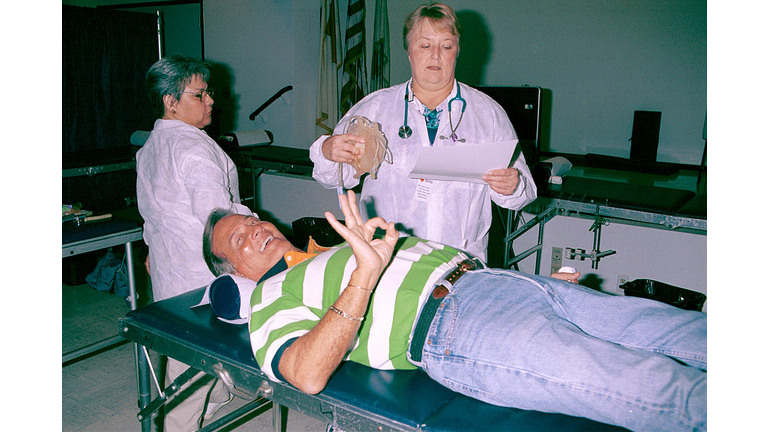 Pat Boone Blood Donation