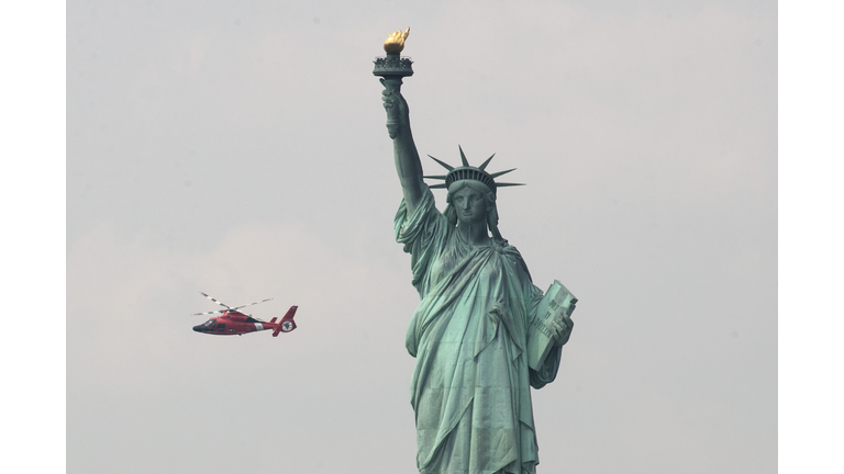 New York's Liberty Island Evacuated After Fire Breaks Out