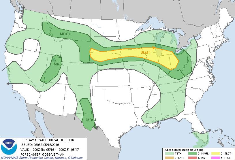 UPDATE Chance of severe storms this weekend NEBRASKA IOWA MAPS  - Thumbnail Image