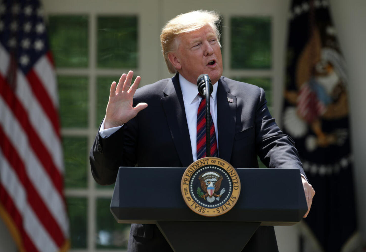 President Donald Trump Delivers Remarks On Modernizing U.S. Immigration