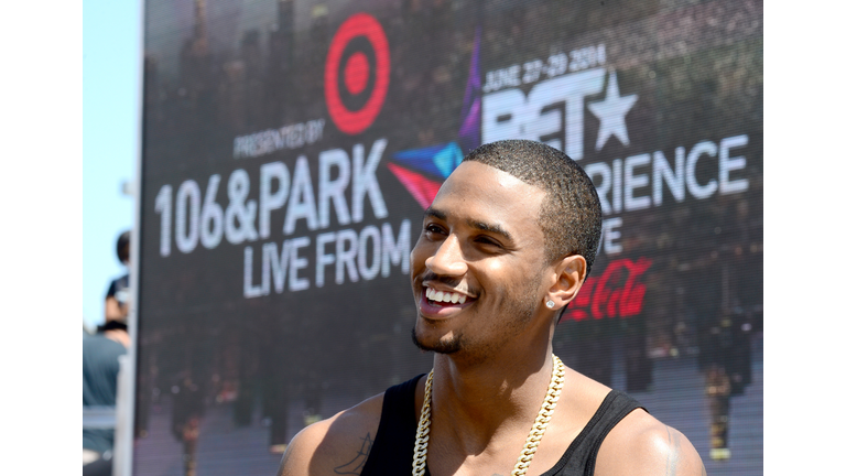 Trey Songz Performs On Stage And Talks Target Exclusive Deluxe Album Edition Of "Trigga" At "106 & Park" Live Presented By Target At BET Experience