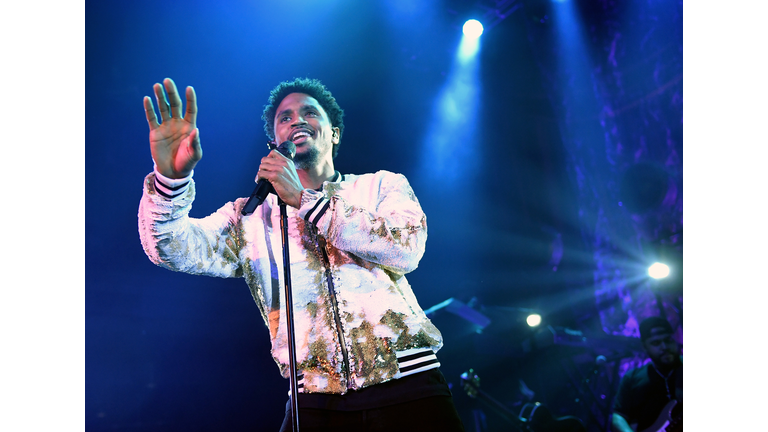 Trey Songz In Concert With Mike Angel At Brooklyn Bowl Las Vegas