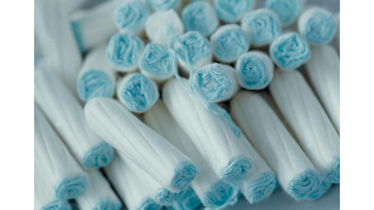 A pile of tampons