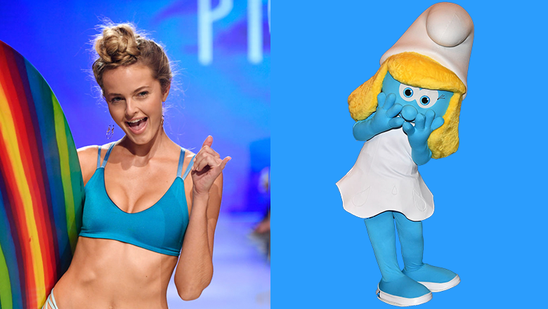 76 Bikini Leaves Woman Looking Like A Smurf For Absurd Reason Iheart 4749