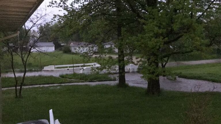 Swisher flash flooding KCRG-TV 9