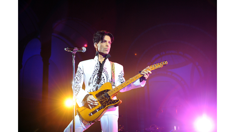 US singer Prince performs on October 11,