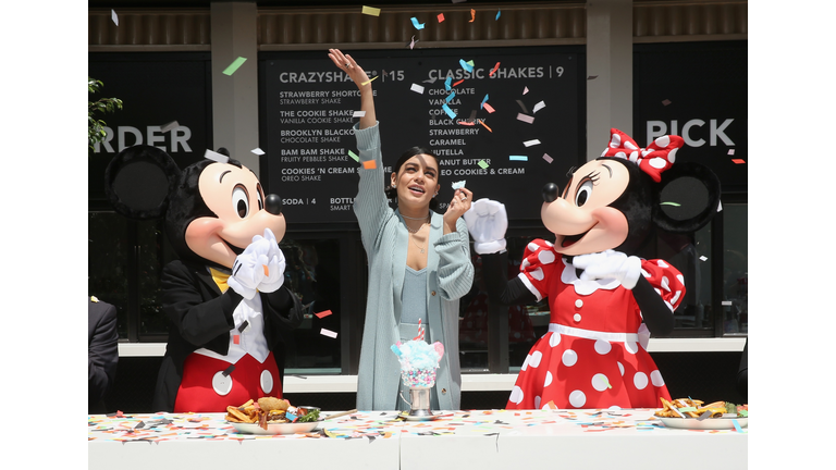 Vanessa Hudgens Celebrates Opening Of Black Tap Craft Burgers & Shakes At Disneyland Resort