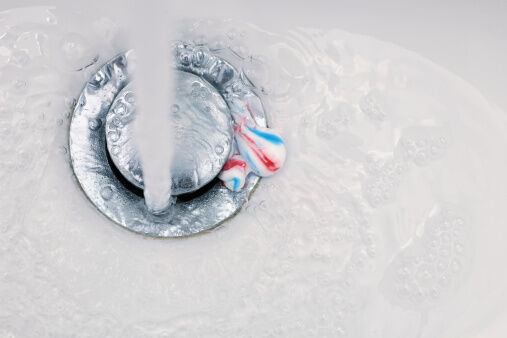 Do you have toothpaste in your sink?