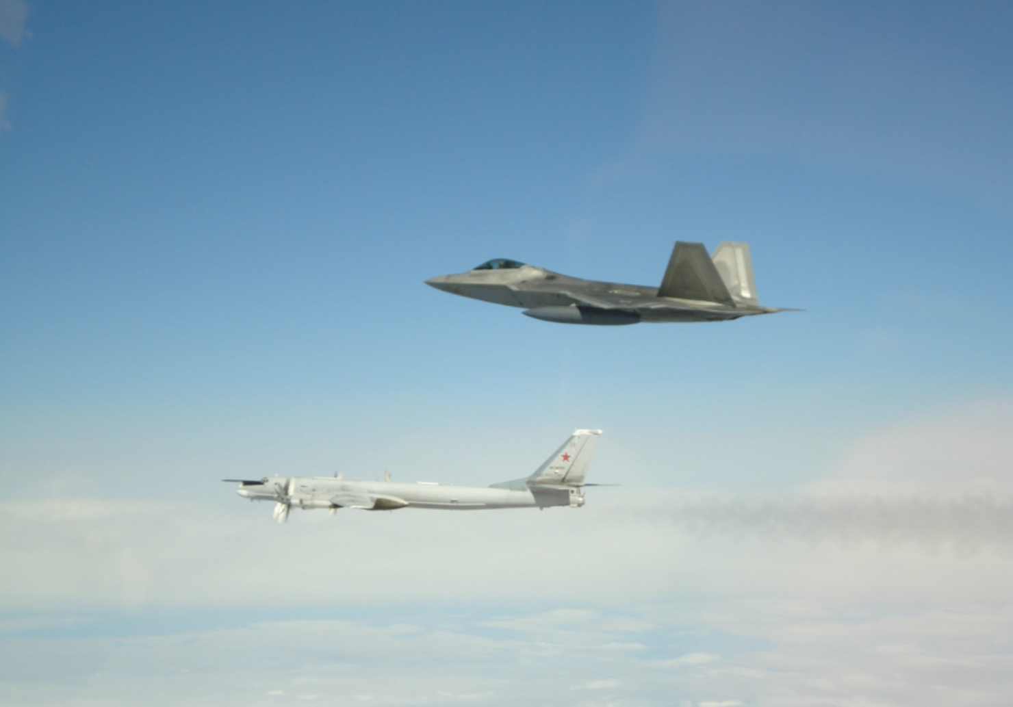 russian bombers and fighter jets intercepted off coast of alaska