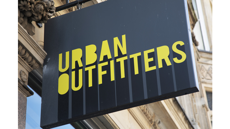 Sign For Clothing Brand Urban Outfitters