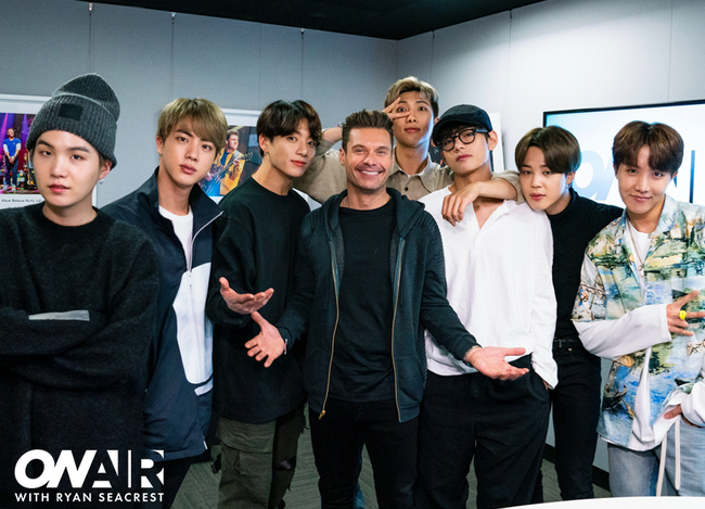 Image result for ryan seacrest bts