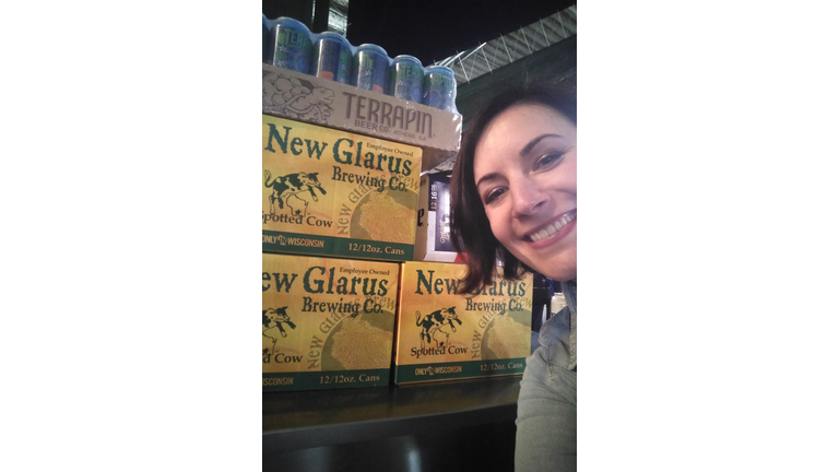 Sarah and funky New Glarus