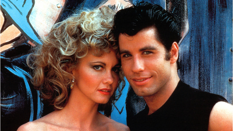 Olivia Newton-John And John Travolta In 'Grease' 