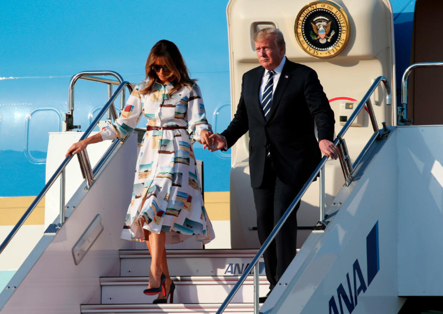 U.S. President Trump Makes State Visit To Japan
