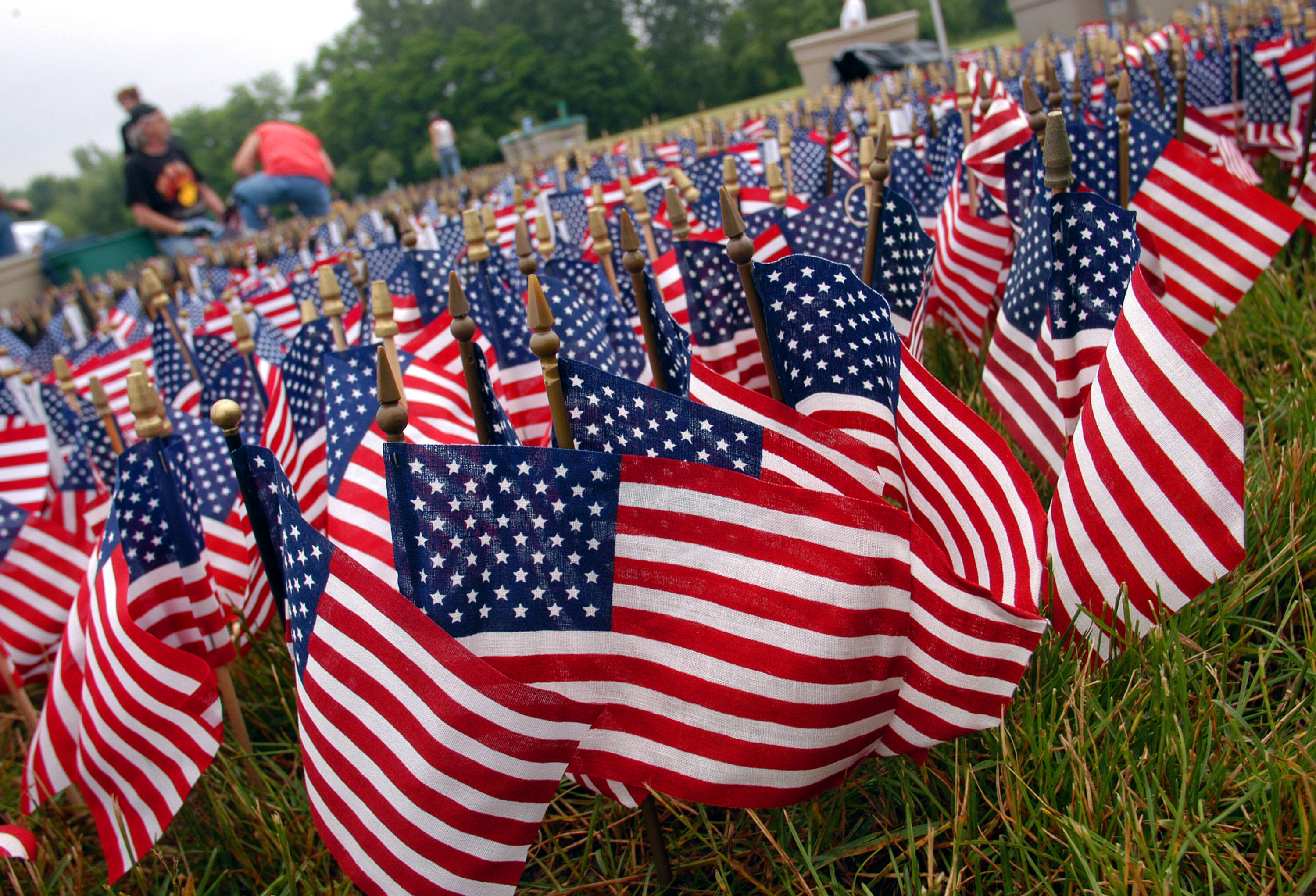 Many americans. День американского флага. Memorial Day in the USA. Куча американских флагов. Американский флаг веселый.