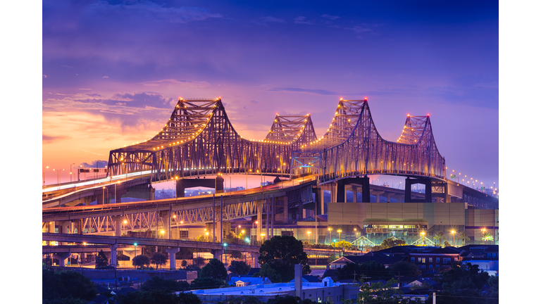 Crescent City Connection Bridge.