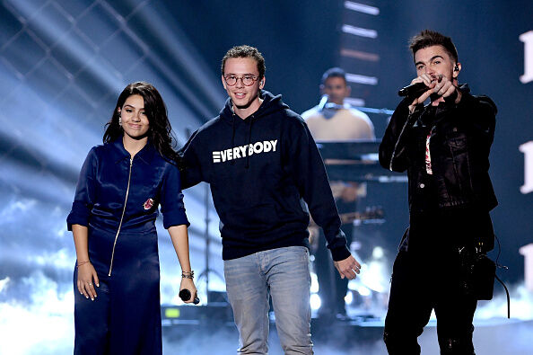 Left to Right: Alessia Cara, Logic, Juanes