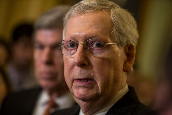 Senate Lawmakers Hold Their Weekly Policy Lunches