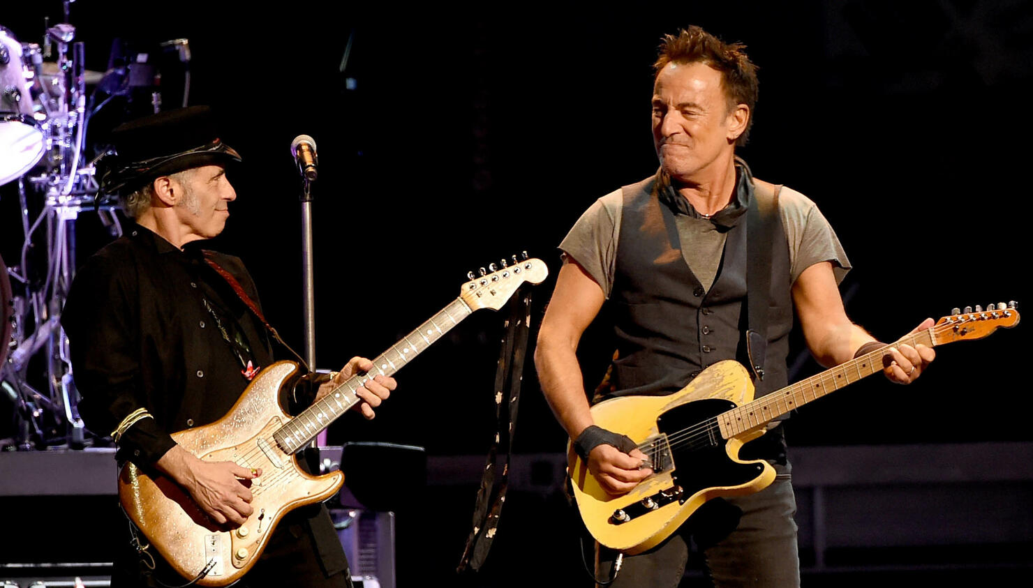 Bruce Springsteen And The E Street Band Performs At The Los Angeles Sports Arena