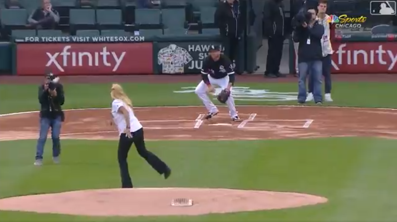 Watch the Worst Ceremonial First Pitch in History  - Thumbnail Image