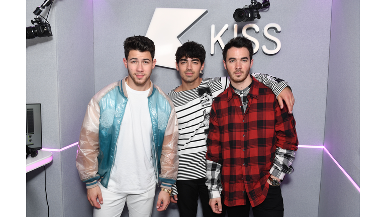 The Jonas Brothers Visit KISS FM