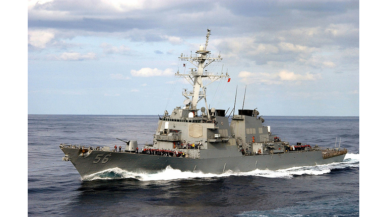 USS John S. McCain Tracking North Korea Ship