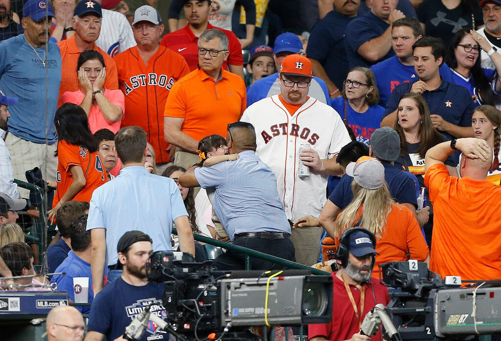 Foul Ball Hits Child in Stands During Astros, Cubs Game - Thumbnail Image