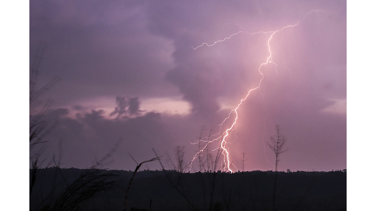 TOPSHOT-MYANMAR-WEATHER-LIGHTNING