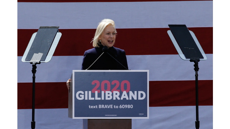 Sen. Kirsten Gillibrand Holds Kickoff Rally At Trump Tower For Presidential Campaign
