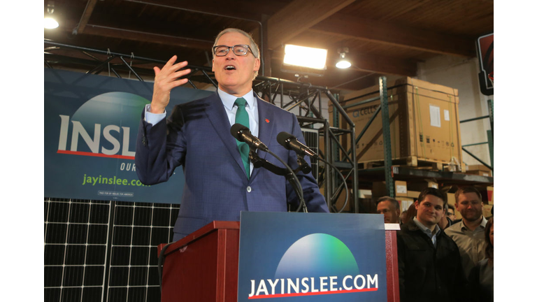 Democratic Washington Gov. Jay Inslee Announces Run For The Presidency