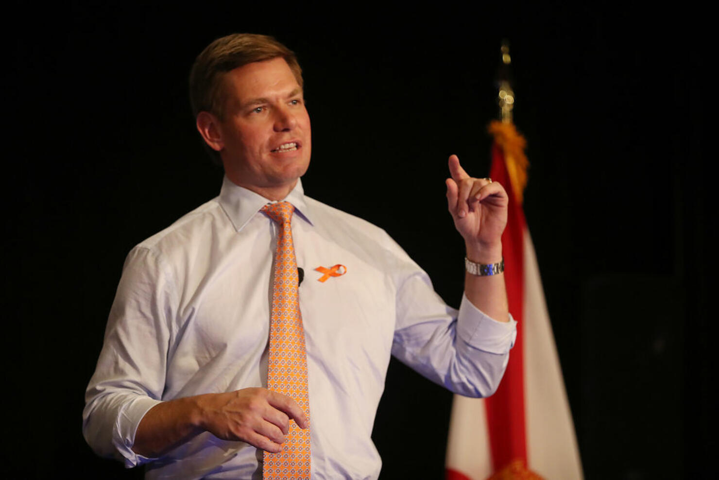 Rep. Eric Swalwell Begins Presidential Campaign With Town Hall On Gun Violence