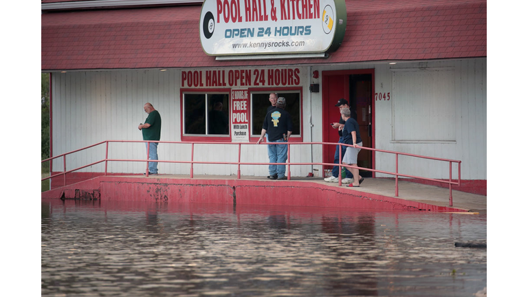 Midwest Rivers Reach Major Flood Stage At Historic Levels