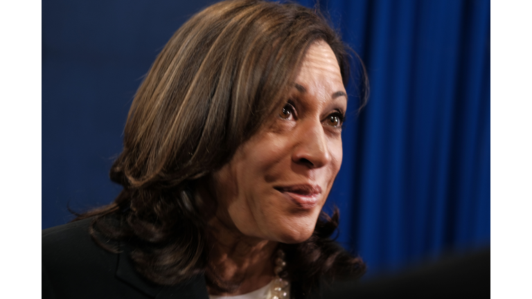 Democratic Presidential Candidate Kamala Harris Holds Town Hall In New Hampshire