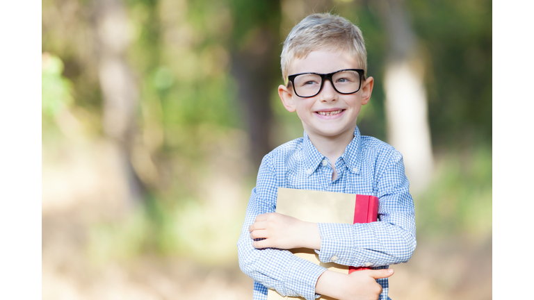 kid going to "school" at Mom's office